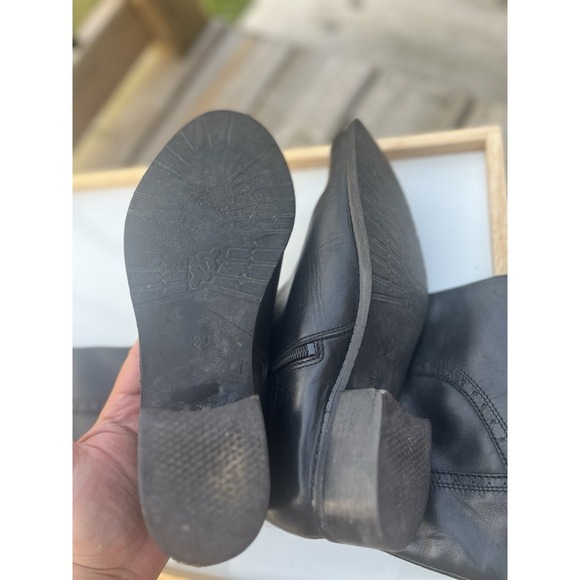 Elle Portuguese Woman's  Leather Zip Boots EU Sz 39 - Picture 4 of 13